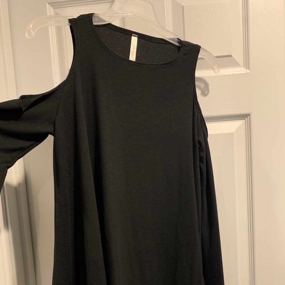 Ladies open shoulder top